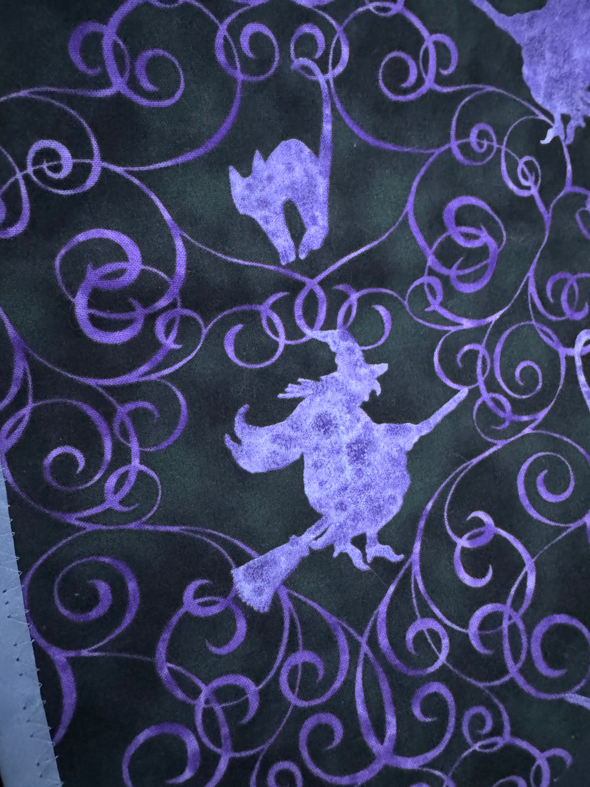 Witch on a broomstick L Reflective Bandana